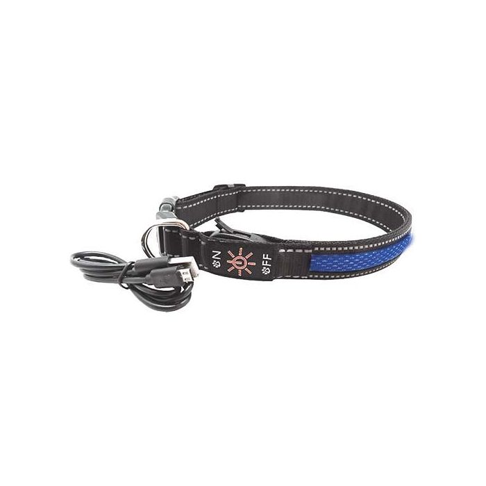 Нашийник LED AnimAll для собак M 2,5 / 40-50 см, синій