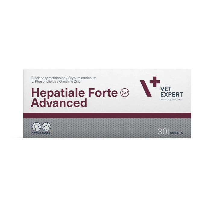 VetExpert Hepatiale Forte Advanced (30 таблеток) для собак і котів із захворюванням печінки