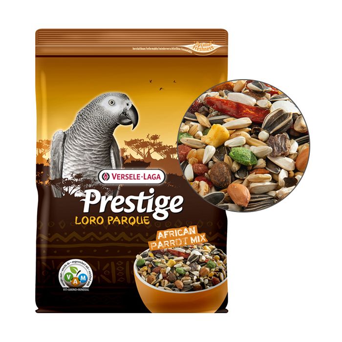 Корм Versele-Laga Prestige Premium Loro Parque African Parrot Mix для папуг жако, сенегальских, 1 кг