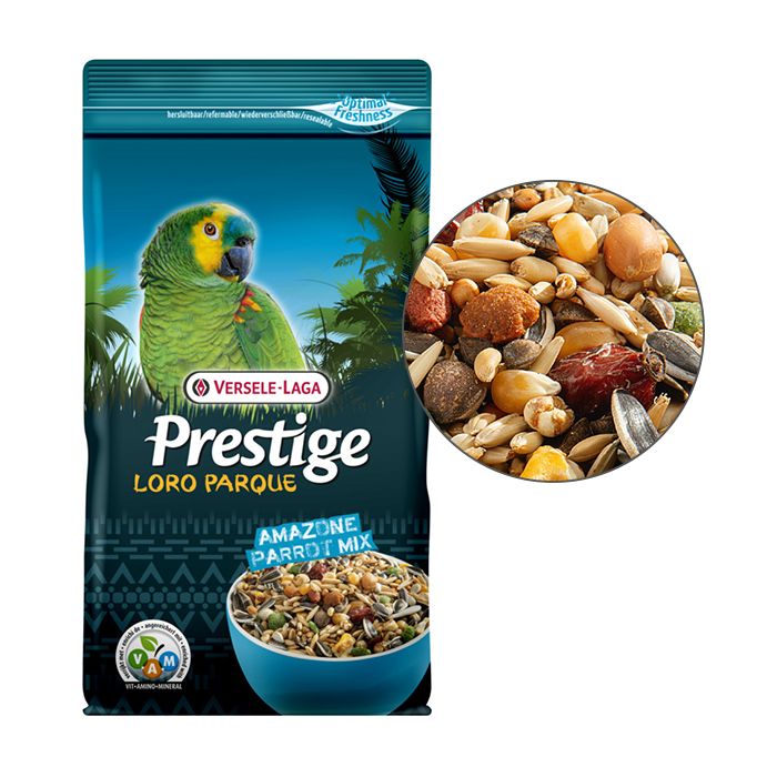 Корм Versele-Laga Prestige Premium Loro Parque Amazone Parrot Mix для середніх і великих папуг, 1 кг