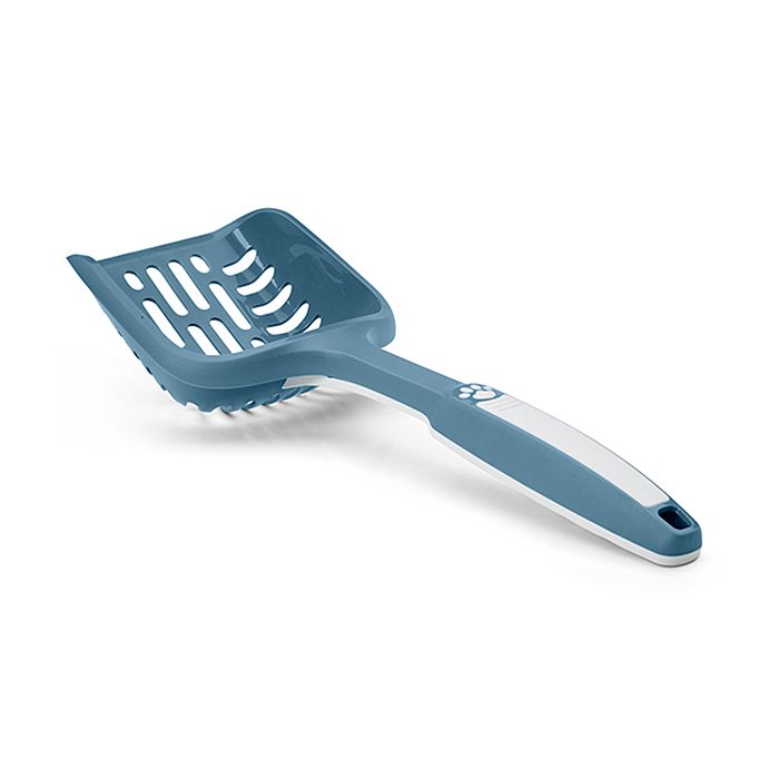 Совок для котячого туалету Savic Mega-Loo Cat Litter Scoop, синьо-сірий, 40 × 14 × 7 см