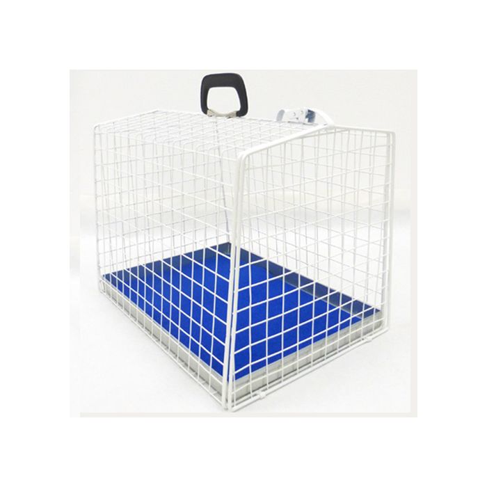 Клітка-переноска Croci №2 для собак, метал, білий, 32.5×30×40 см