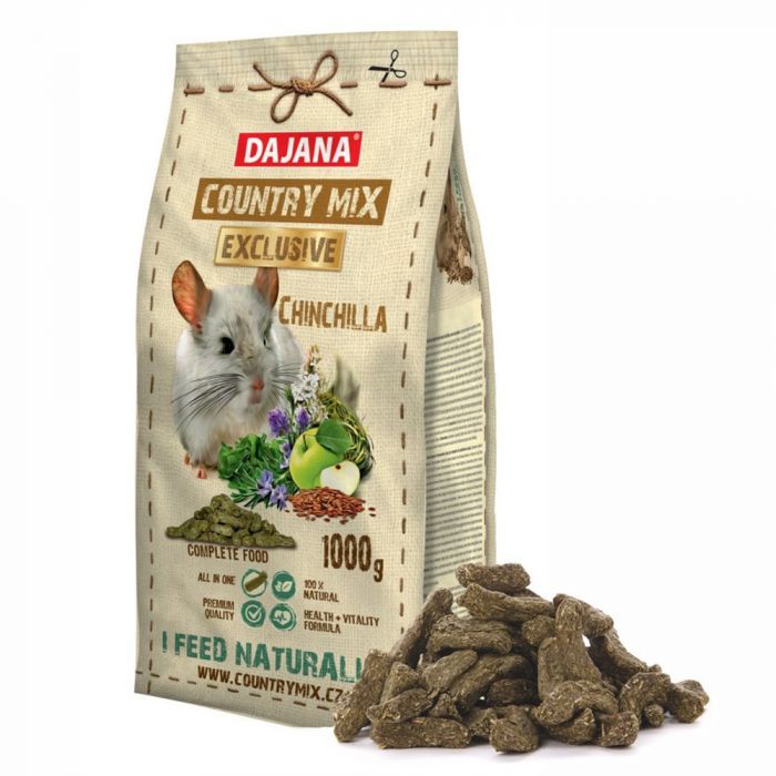 Корм Dajana Pet Country Mix Exclusive для шиншил, 500 г