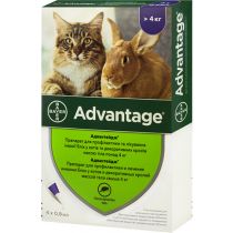 Краплі від бліх Bayer Advantage 80 для котів понад 4 кг, ціна за 1 піпетку