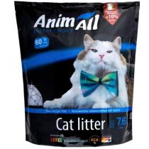 Силікагелевий наповнювач AnimAll Кристали аквамарину, для котів, 7.6 л (3.2 кг)