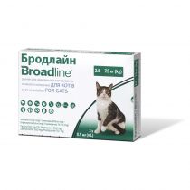 Краплі Boehringer Ingelheim Broadline Спот-он проти паразитів для котів, L, 2.5-7.5 кг, ціна за 1 аплікатор