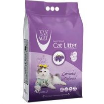 Бентонітовий наповнювач VanCat Lavender для туалету, 10 кг