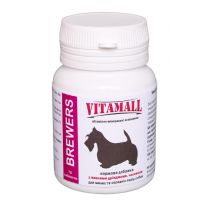 Кормова добавка VitamAll з пивними дріжджами і часником, для малих і середніх порід собак, 70 табл
