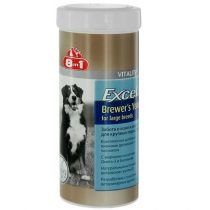 Вітаміни 8 in 1 Excel Brewers Yeast для великих собак, 80 таблеток