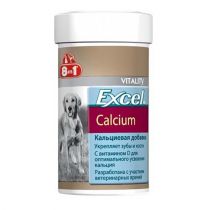 Вітаміни 8 in 1 Excel Calcium з кальцієм для собак, 155 таблеток