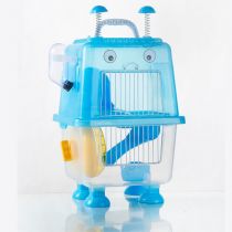 Клітка для хом'яка AnimAll Robotic, 20.7x19x36 см, блакитна