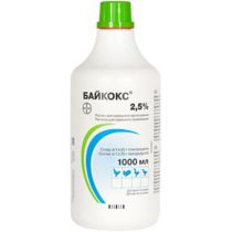 Препарат проти кокцидіозу Bayer Baycox Байкокс, кокцидіостатик, 2.5%, 1 л
