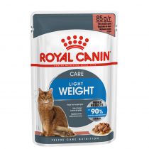 Вологий корм Royal Canin Light Weight Care для котів схильних до зайвої ваги, шматочки в соусі, 85 г