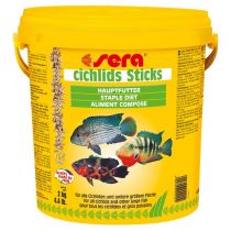 Sera Cichlids Sticks корм для цихлид і інших великих риб в гранулах, 10000 мл
