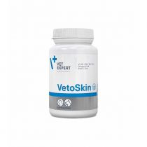 ВетоСкін (60 капсул) підтримує здоров'я шкіри і шерсті котів і собак