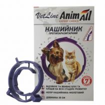 Нашийник протипаразитарний AnimAll VetLine для собак, фіолетовий, 35 см