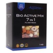Наповнювач для біологічної фільтрації Aquario Bio-Active Mix 7in1 1kg (кераміка)