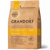 Сухий корм Grandorf Living Probiotics 4 Meat&Brown Mini для собак малих порід, 4 м'яса з пробіотиками, 1 кг