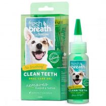Гель для чищення зубів TropiClean Clean Teeth Gel для котів і собак, 118 мл