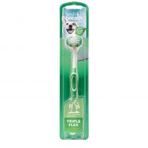 Зубна щітка TropiClean Triple Flex Dog Toothbrush для собак великих порід