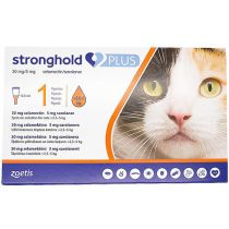 Краплі Zoetis Stronghold Plus 30 мг/5 мг проти паразитів для котів вагою від 2.5 до 5 кг, 0.5 мл, ціна за 1 піпетку