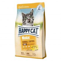 Сухий корм Happy Cat Minkas Hairball Control для виведення грудочок шерсті для кішок, з птахом, 500 г