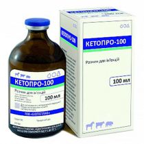 Розчин BioTestLab Кетопро-100 при захворюваннях опорно-рухового апарату для собак і кішок, 100 мл
