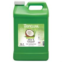 Шампунь TropiClean Aloe & Coconut Pet "Алое і кокос" для собак і котів, 9,5 л