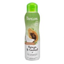 Шампунь TropiClean Papaya & Coconut 2 в 1 "Папайя і кокос 2 в 1" для собак і котів, 355 мл