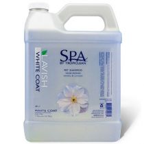 Шампунь TropiClean SPA White Coat "Для білої шерсті" для собак і котів, 3,8 л