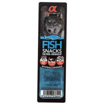 Напіввологі ласощі Alpha Spirit Dog Snacks Fish для собак всіх порід, кубики з рибою, 35 г