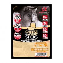 Напіввологу ласощі Alpha Spirit Sticks Cheese&Yogurt для дорослих собак з сиром і йогуртом, 40 г x 4 шт