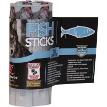 Напіввологі ласощі палички Alpha Spirit Sticks Fish Chicken для дорослих собак зі смаком риби, 40 г x 16 шт