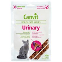 Напіввологу ласощі Canvit Urinary для профілактики інфекцій сечовивідних шляхів для кішок, 100 г