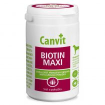 Вітамінна добавка Canvit Biotin Maxi for Dogs для відновлення вовни під час линьки у собак, 230 г