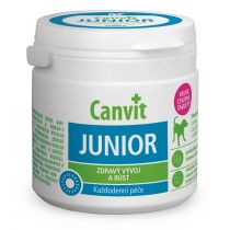 Вітамінна добавка Canvit Junior for Dogs для підтримки здорового розвитку для цуценят і молодих собак, 230 г