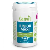 Вітамінна добавка Canvit Junior Maxi for Dogs для підтримки здорового розвитку для цуценят, 230 г