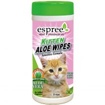 Серветки з гіпоалергенними компонентами Espree Kitten Wipes для кішок, 50 шт