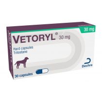 Капсули Веторіл при надмірній секреції глюкокортикоїдів для собак 30 мг, 30 табл