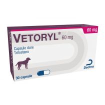 Капсули Веторіл при надмірній секреції глюкокортикоїдів для собак 60 мг, 30 табл