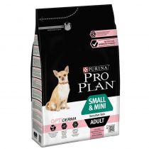 Сухий корм Purina Pro Plan Adult Small&Mini Sensitive Skin для собак дрібних порід, з лососем і рисом, 3 кг