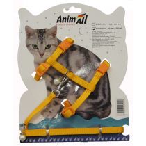 Поводок+шлея AnimAll на блистере для кота, 10х1200 мм