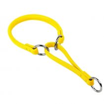 Нашийник-зашморг Waudog Glamour для собак 13 мм, 70 см, жовтий
