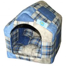 Лежак Теремок Будка №3 для собак і котів, 54×62×60 см