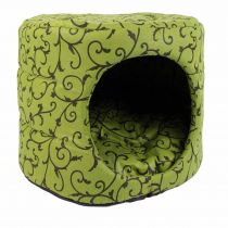 Лежак Теремок Будиночок-нірка для собак і котів, 40×35 см