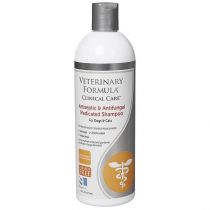 Шампунь Veterinary Formula Antiseptic & Antifungal Shampoo бензетоній і кетоконазол, для собак і котів, 45 мл