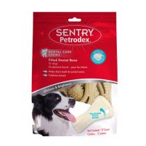 Кісточки Sentry Petrodex Dental Care з адгезивной зубною пастою, для собак, 12 шт