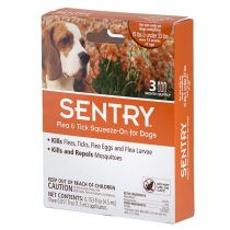 Краплі Sentry від бліх, кліщів і комарів, для собак вагою 7-15 кг, 1.5 мл, ціна за 1 піпетку