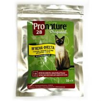 Сухий корм Pronature Original Adult Meat Fiesta для котів, з куркою, лососем, ягням, 2.72 кг