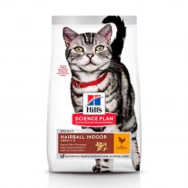 Сухий корм Hill's Science Plan Adult Hairball & Indoor для котів, з куркою, 300 г